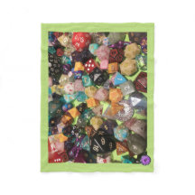 Dice Fleece Blanket