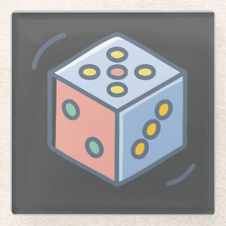 Dice Glass Coaster