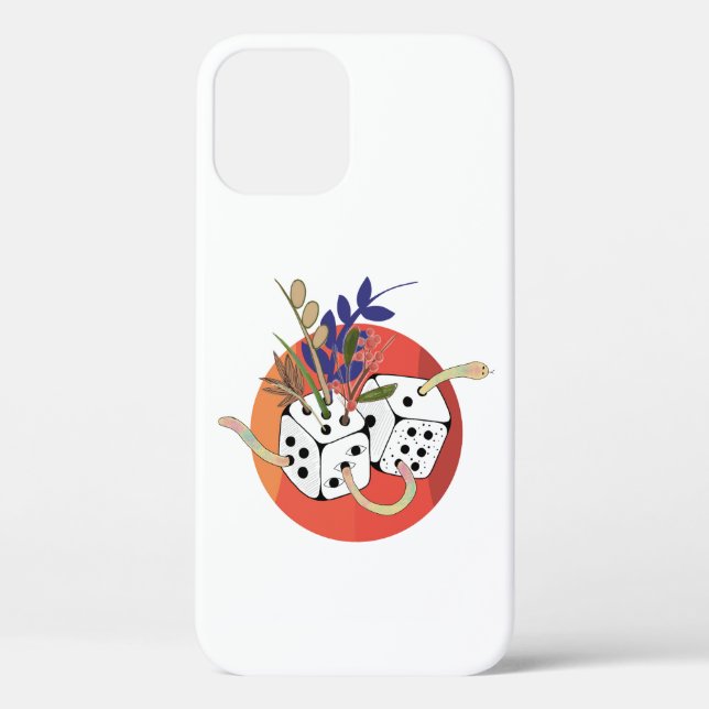Dice in Parallel Universe Case-Mate iPhone Case (Back)