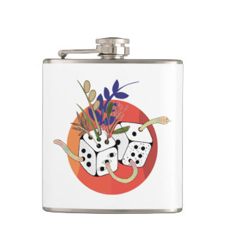 Dice in Parallel Universe Flask