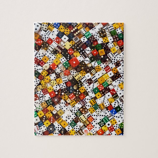 Dice Jigsaw Puzzle (Vertical)