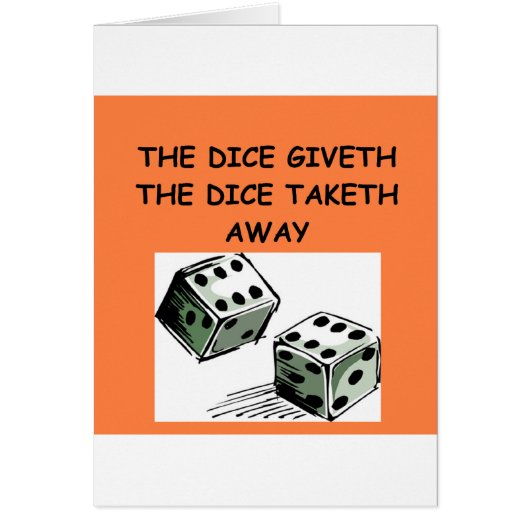 dice joke cards (Front)