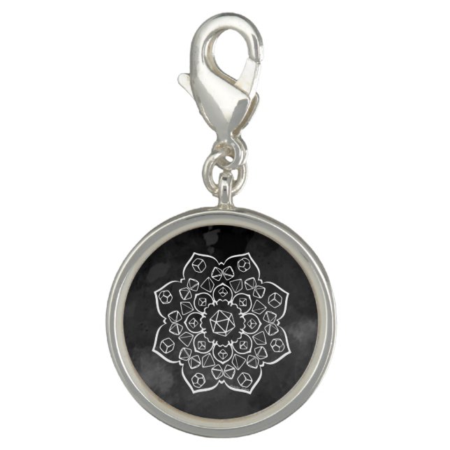 Dice Mandala Charm (Front)