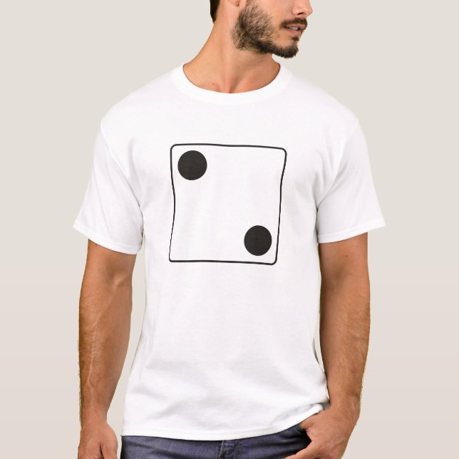DICE numbers of pips 2 + your ideas T-Shirt (Front)