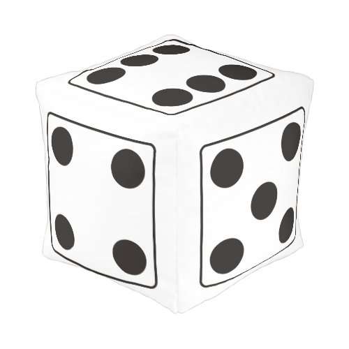 DICE numbers of pips  your backgr color  ideas Pouf