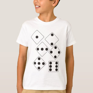 DICE numbers of pips + your backgr. color & ideas T-Shirt