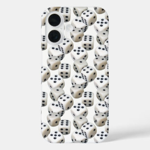 Dice On Black iPhone 16 Case