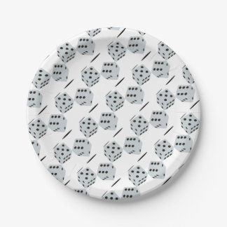 Dice Paper Plates