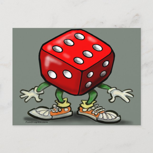 Dice Postcard (Front)