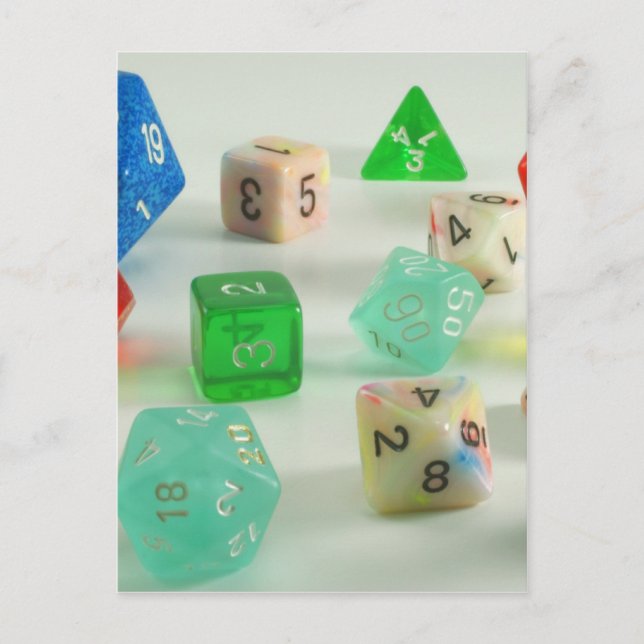 dice postcard (Front)
