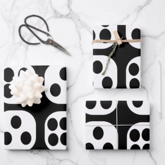 Dice Roll Birthday Party Wrapping Paper Sheets