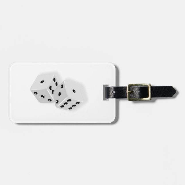 Dice Rolling Luggage Tag (Front Horizontal)