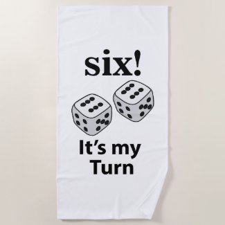 Dice Rolling Six It's My Turn Roll Dice 