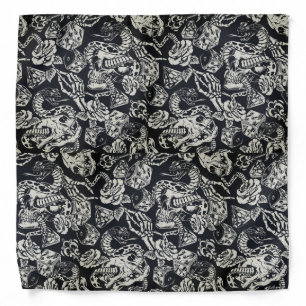 Dice,Snakes & Roses Bandana