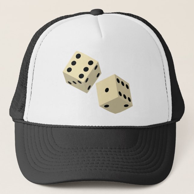 dice trucker hat (Front)