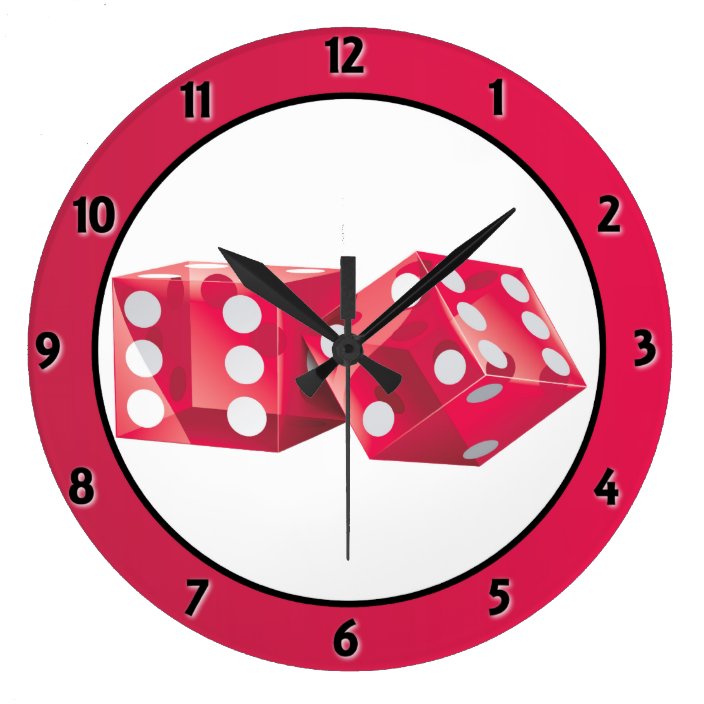 Dice Wall Clock