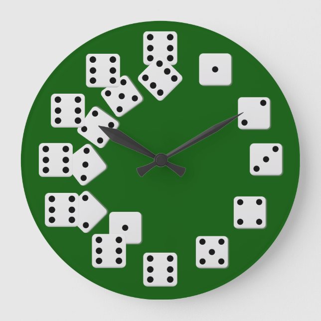 Dice Wall Clock (Front)