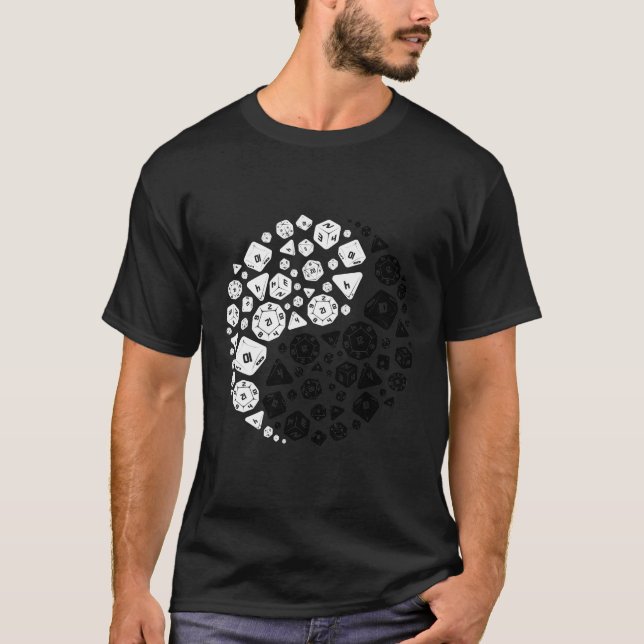 Dice Yin Yang T-Shirt (Front)