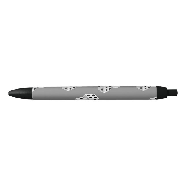 Dices on grey pattern pen (Front)