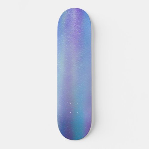 Dichroic Glass Rainbow Colors Art Skateboard
