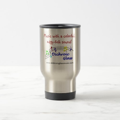 Dichroic Glass Travel Mug