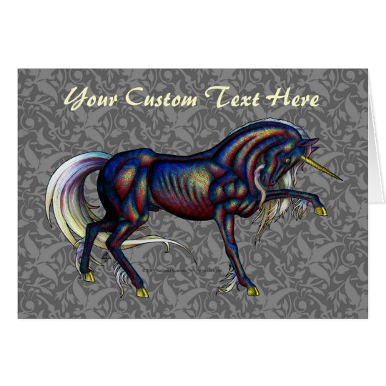 Dichroicorn Customizable Card