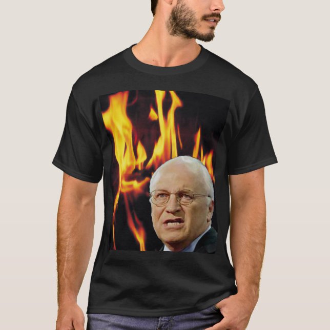 Dick Cheney as evil as can be T-Shirt (Front)