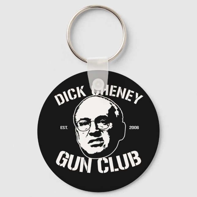 Dick Cheney Gun Club Keychain (Front)