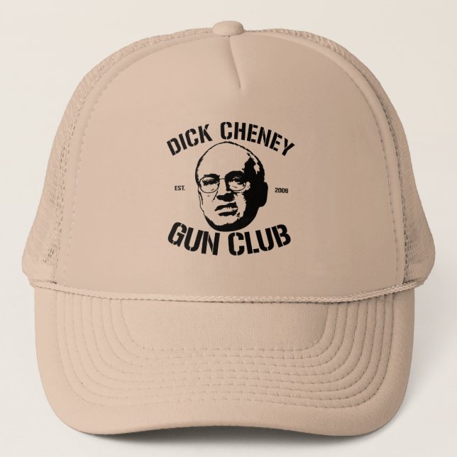 Dick Cheney Gun Club Trucker Hat (Front)