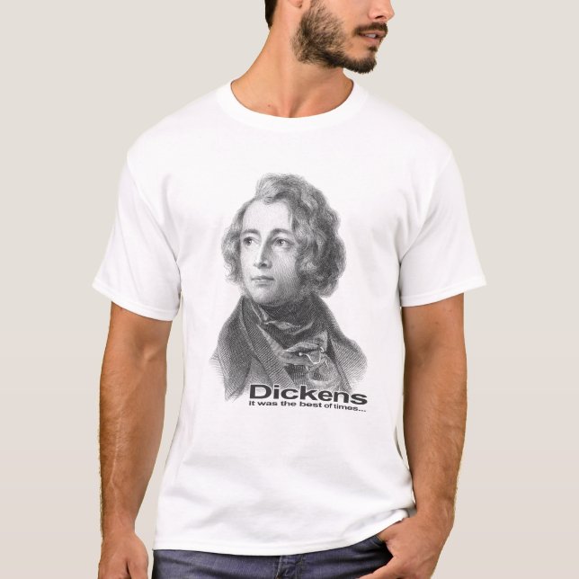 Dickens (B/W) T-Shirt (Front)