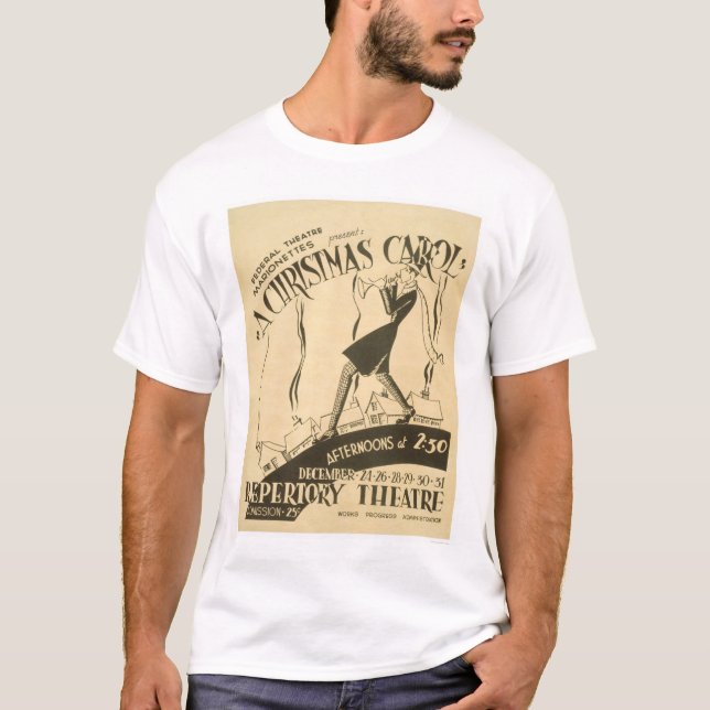 Dickens Christmas Carol 1938 WPA T-Shirt (Front)