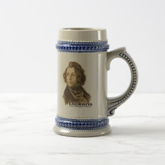 Dickens (sepia) beer stein