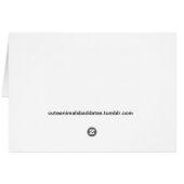 Dickens Villain card (Back Horizontal)