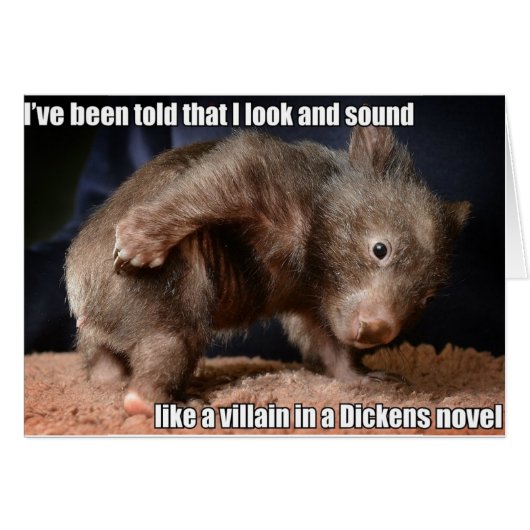 Dickens Villain card (Front Horizontal)