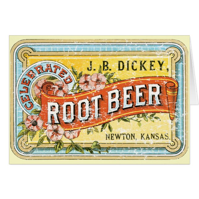 Dickey Root Beer-1899 - distressed Cards (Front Horizontal)