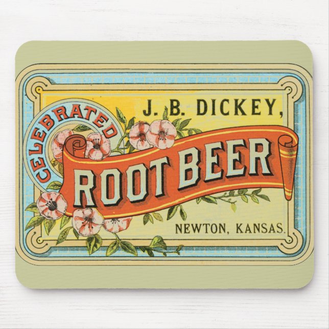 Dickey Root Beer Mouse Pad (Front)
