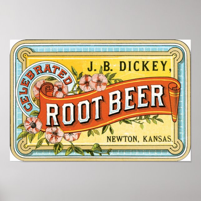 Dickey Root Beer Poster (Front)