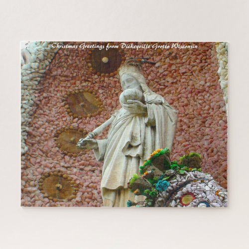 Dickeyville Grotto WisconsinChristmas Greetings J Jigsaw Puzzle