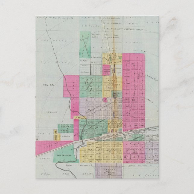 Dickinson County, Kansas Postcard (Front)