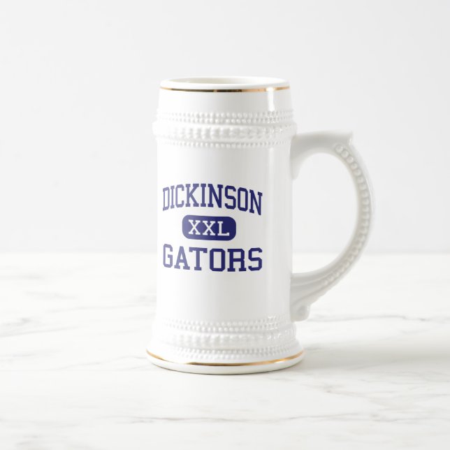 Dickinson - Gators - High School - Dickinson Texas Beer Stein (Right)