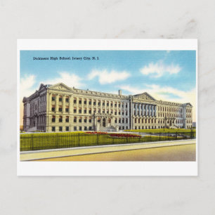 Dickinson High School, Jersey City, NJ Postcard