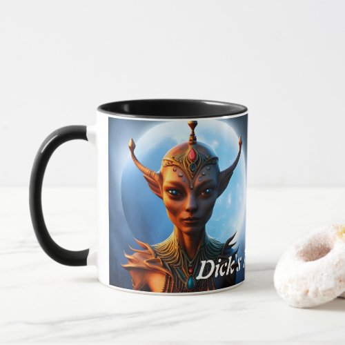 Dicks Morning Tea Personalized Customizable Mug