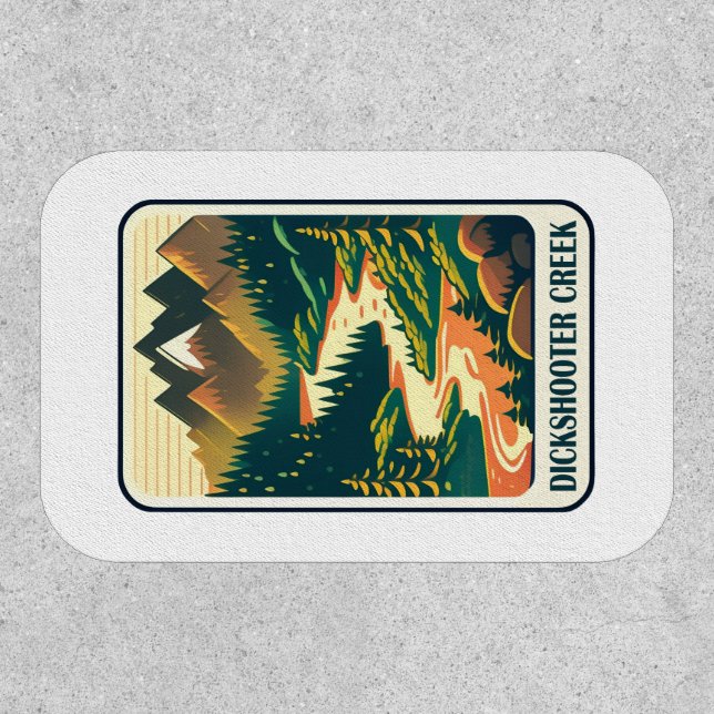 Dickshooter Creek Idaho Colors Patch (Front)