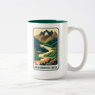 Dickshooter Creek Idaho Colors Two-Tone Coffee Mug