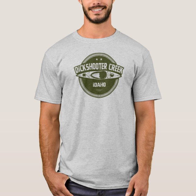 Dickshooter Creek Idaho Kayaking T-Shirt (Front)