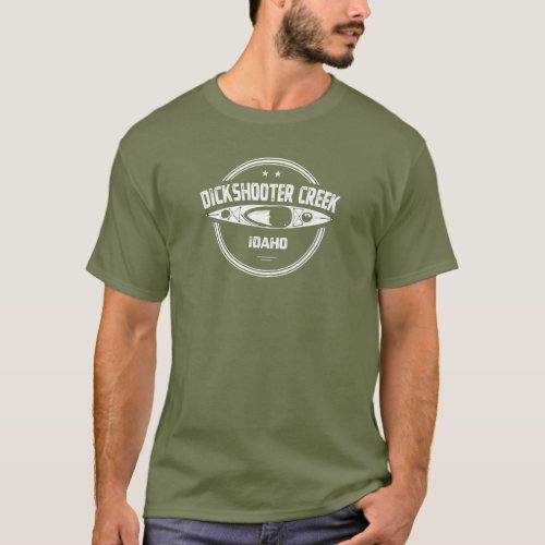 Dickshooter Creek Idaho Kayaking T_Shirt