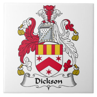 Dickson Family Crest Ceramic Tile
