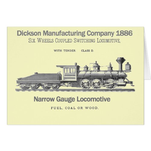 Dickson Switching Locomotive 1886