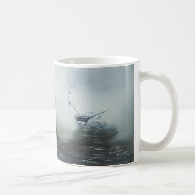 Dicovery a clearing in the sea mist Captain Coffee Mug (Right)