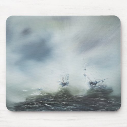 Dicovery a clearing in the sea mist Captain Mouse Pad